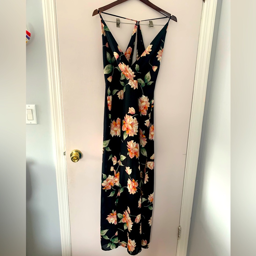 Lush Floral Maxi Dress